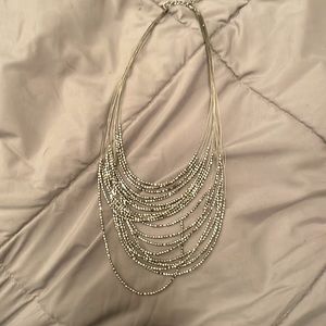 Layered Beaded Statement Necklace